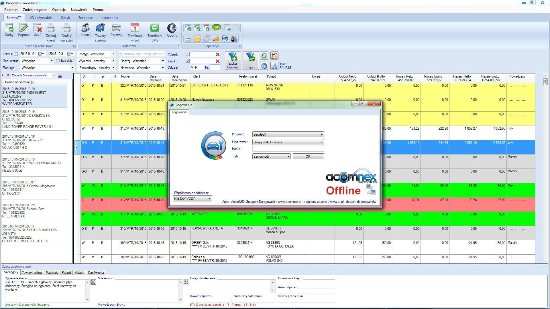 SERWIS GT2 STANDARD Samochodowy - 3 stanowiska - obrazek 3