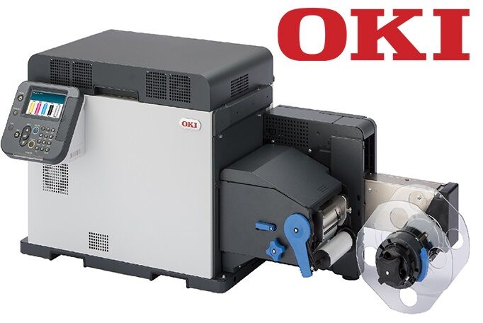 Drukarka etykiet cyfrowa OKI PRO 1050 5 kolorowa CMYK+Biały - obrazek 5